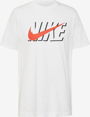 Tricou 'SWOOSH' de la Nike Sportswear pe alb: față