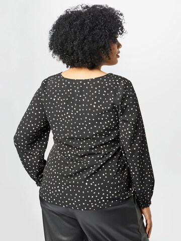 Dorothy Perkins Curve Bluse in Schwarz