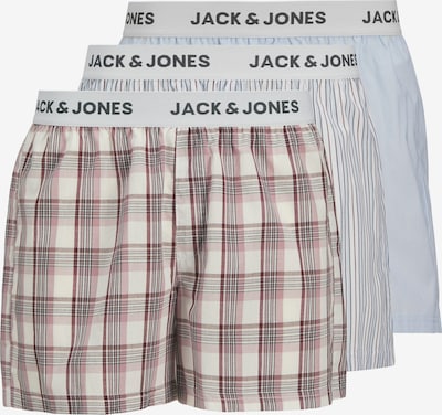 JACK & JONES Bokserki 'JACALVIN' w kolorze jasnoniebieski / czerwone wino / białym, Podgląd produktu