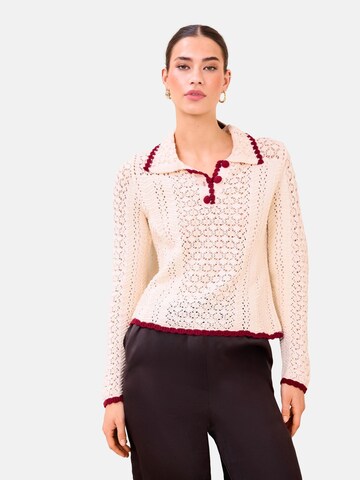 Lipsy Pullover in Beige: Vorderseite