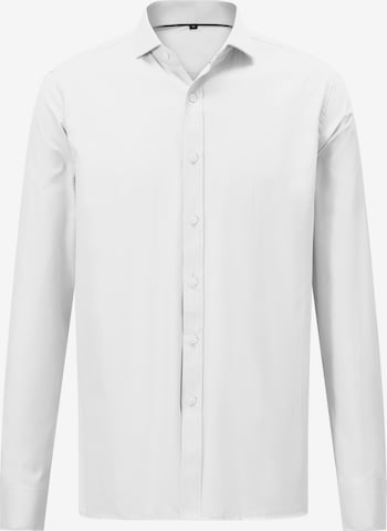 ALLTHEMEN Regular fit Business Shirt 'Naht' in White: front