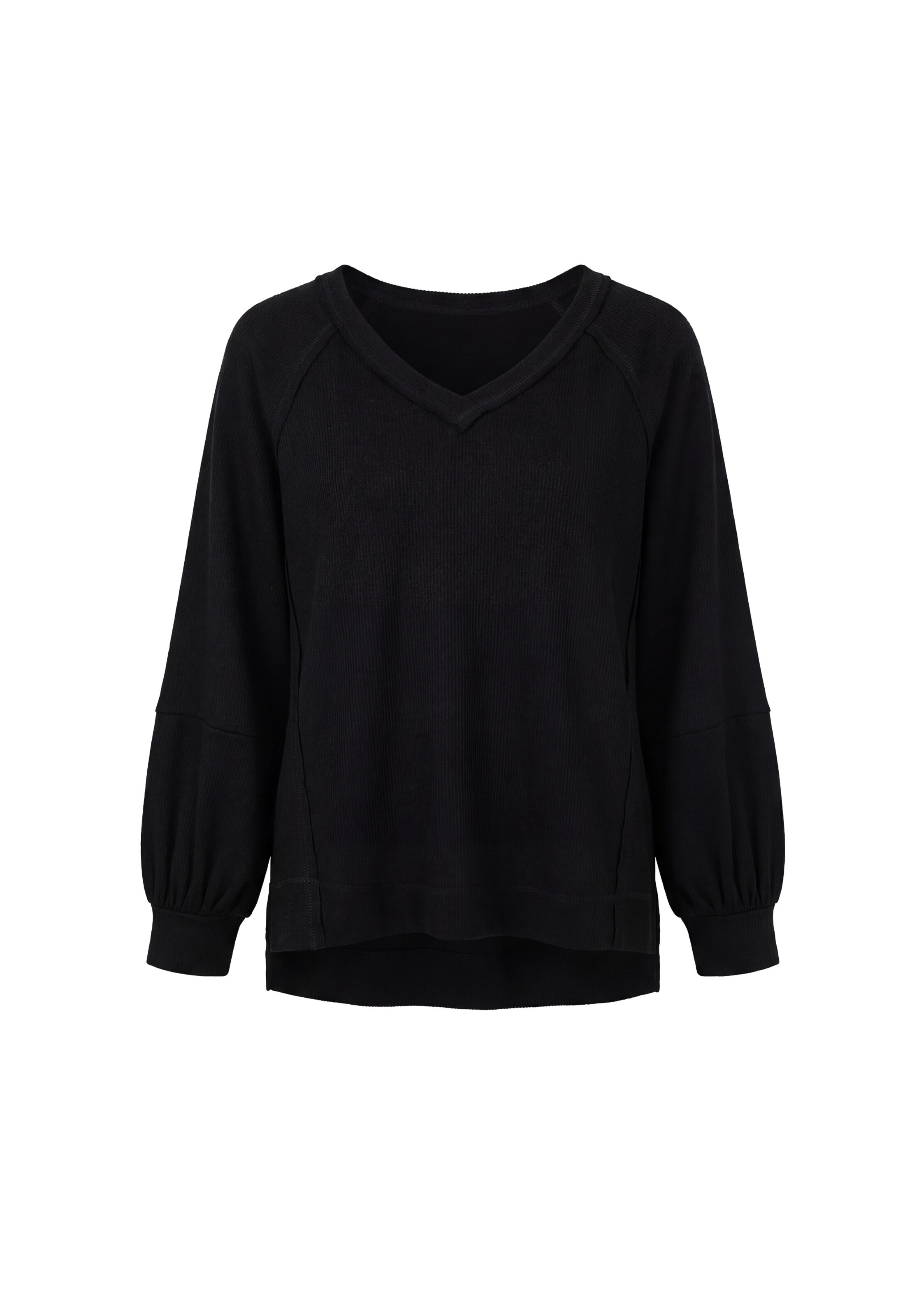 Usha - Sudadera en negro: frente