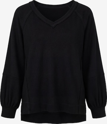 Sweat-shirt Usha en noir : devant