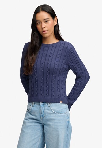 Pull-over 'Essentials' Superdry & Co en bleu : devant