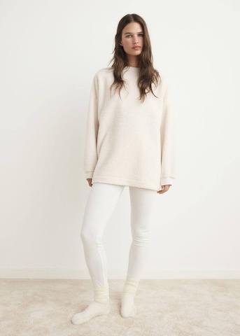 MANGO Sweatshirt 'Coma' in Weiß