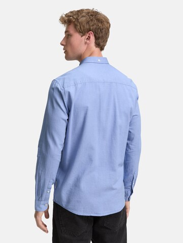 Coupe regular Chemise TOM TAILOR DENIM en bleu