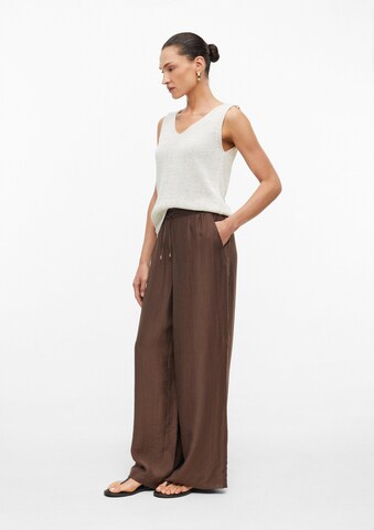 Wide Leg Pantalon s.Oliver en marron