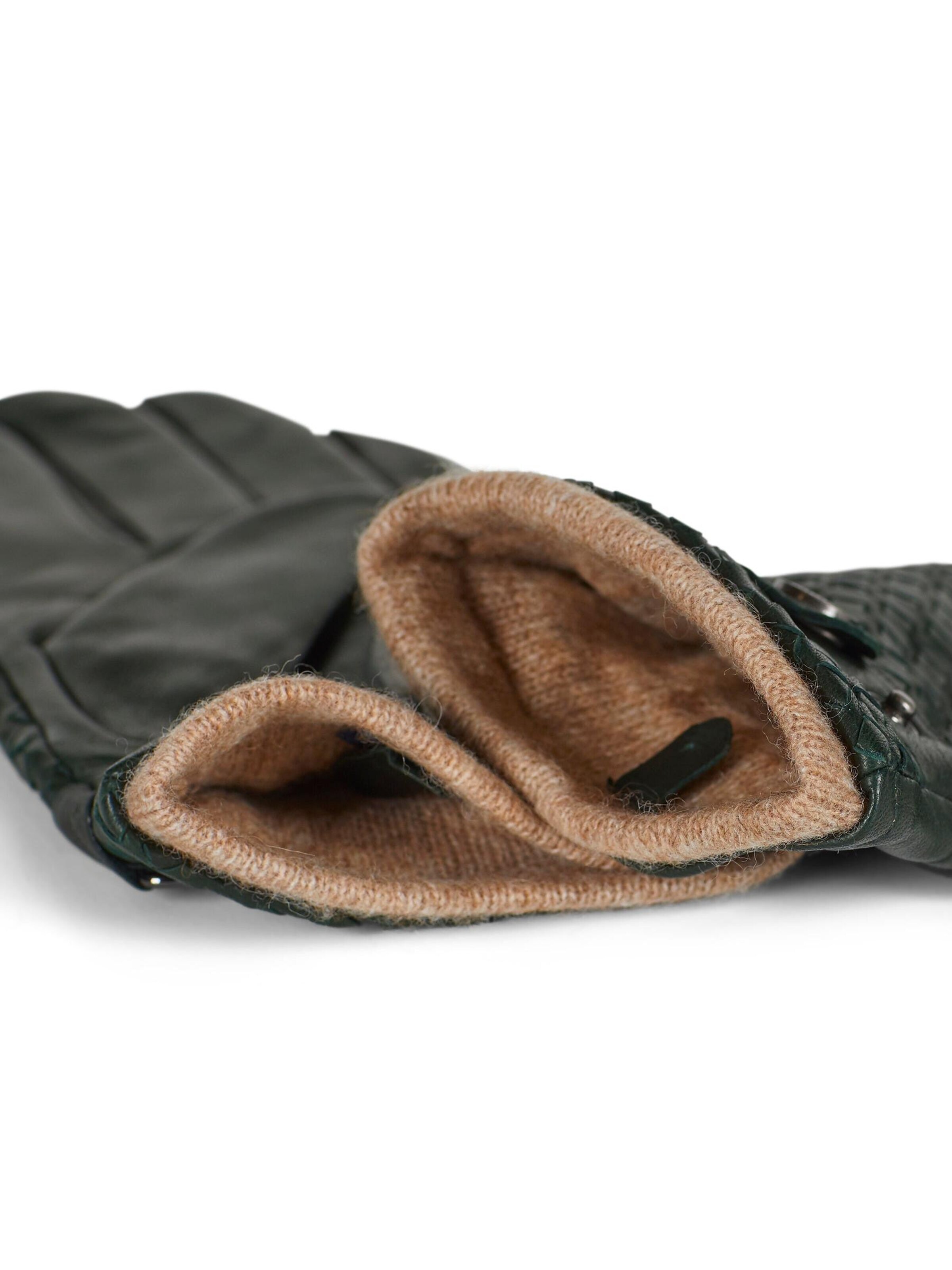 Howard London Fingerhandsker 'Leather Gloves Axel Green' i grøn