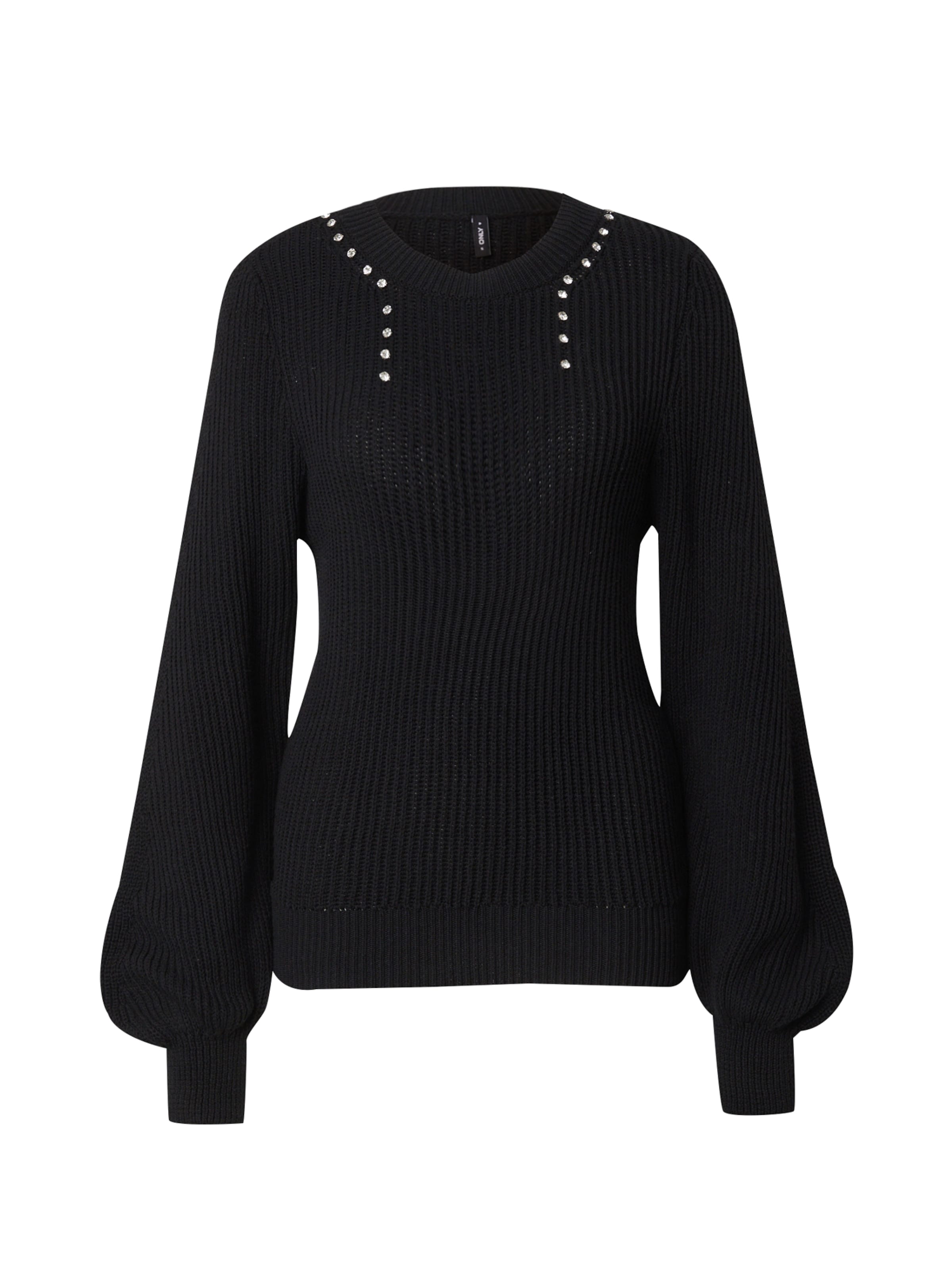 Pulover 'Taylor' de la ONLY pe negru: față