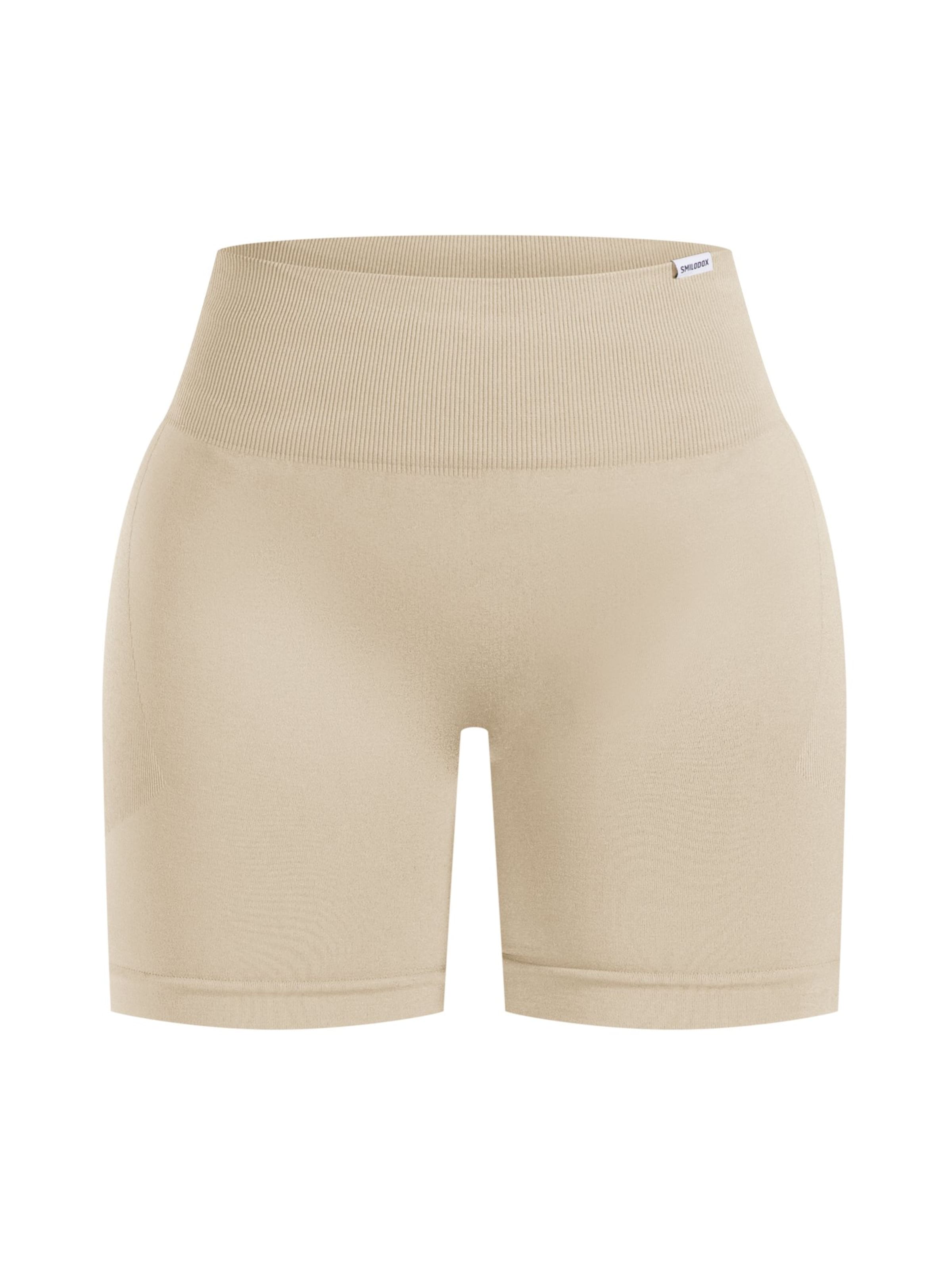 Smilodox Slim fit Sports trousers ' Edina ' in Beige: front