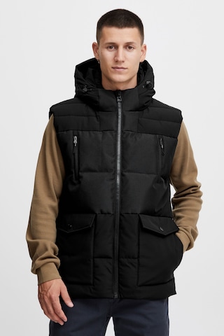 INDICODE JEANS Bodywarmer 'Flikko' in Zwart: voorkant