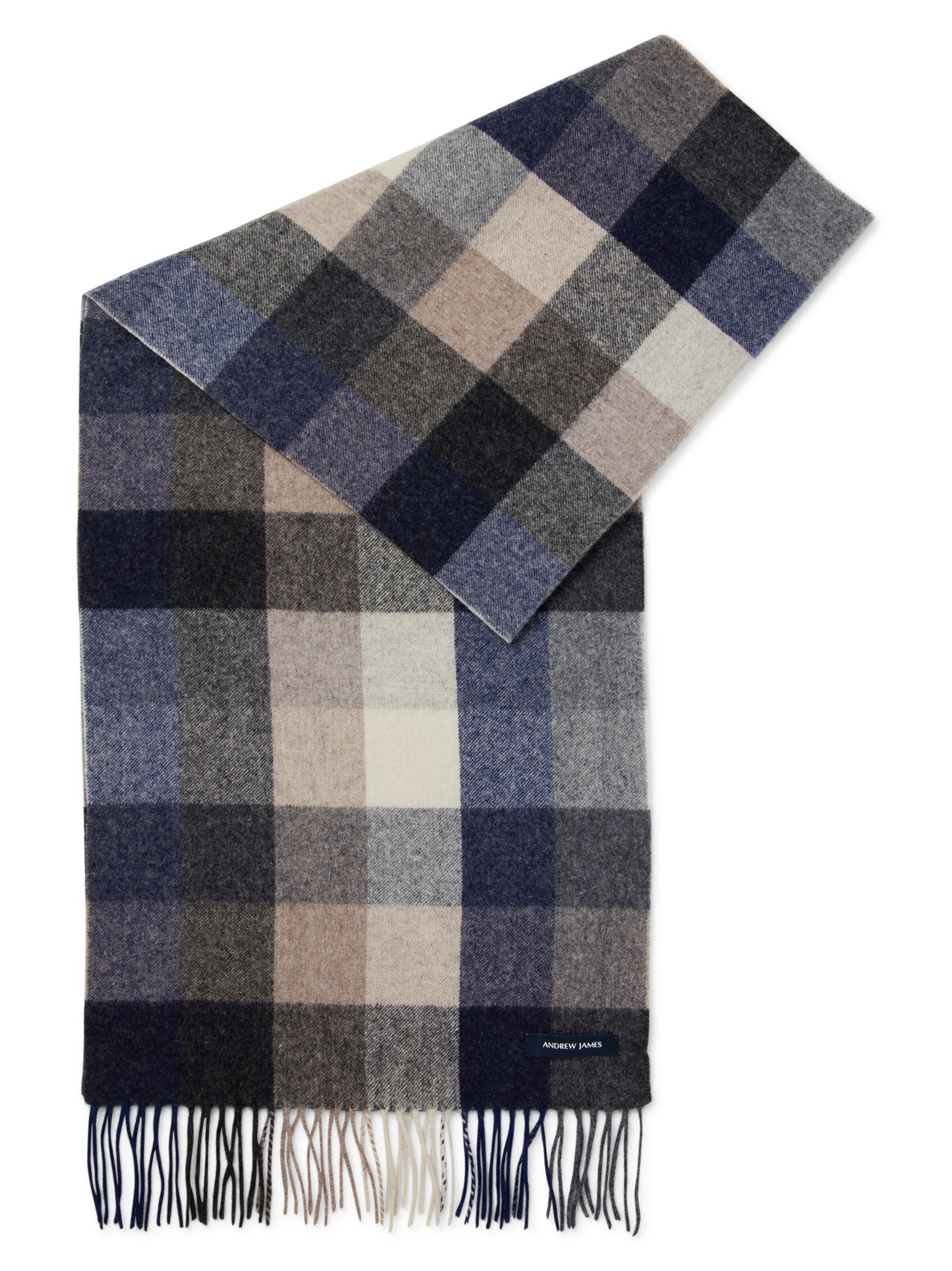 Andrew James Sjaal in Blauw