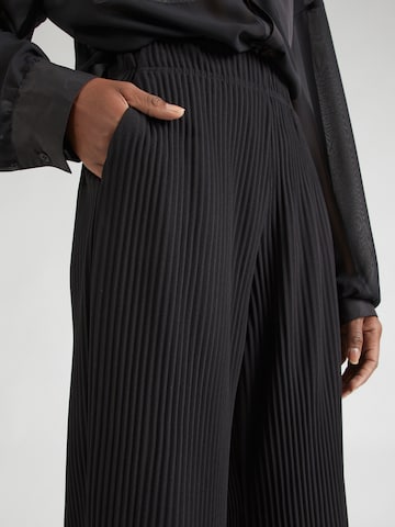 SELECTED FEMME Wide Leg Hose 'SILLA' in Schwarz