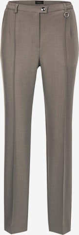 Goldner Trousers with creases 'Anna' in Beige: front