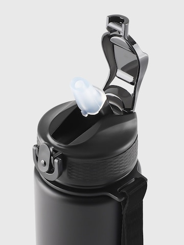 Dutch'D Drinking bottle 'Straw Thermo' in Black