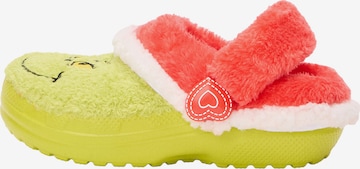 žalia Crocs Naminės šlepetės 'Classic': priekis