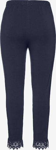 Ulla Popken Skinny Leggings '747979'  (GOTS) in Blau