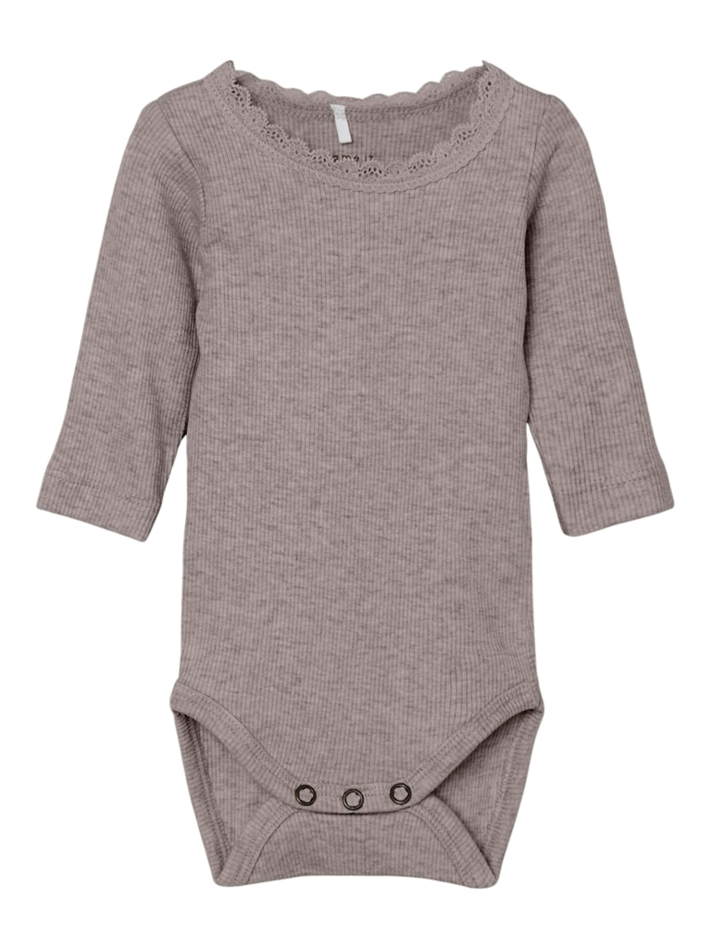 Salopetă/Body 'NBFKab' de la NAME IT pe gri: față