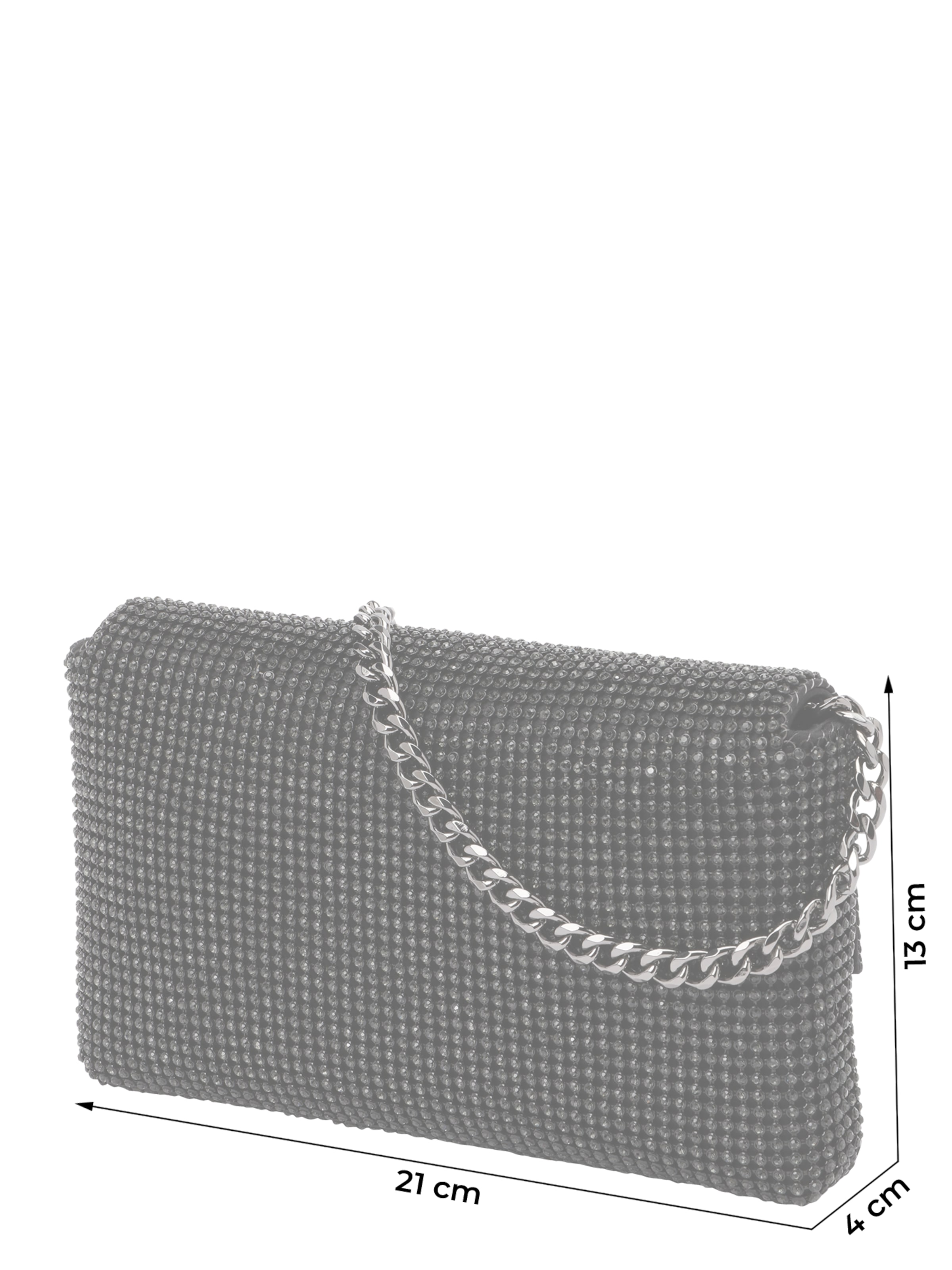 GUESS Clutch 'ZALINA FLAP CLUTCH' in Black