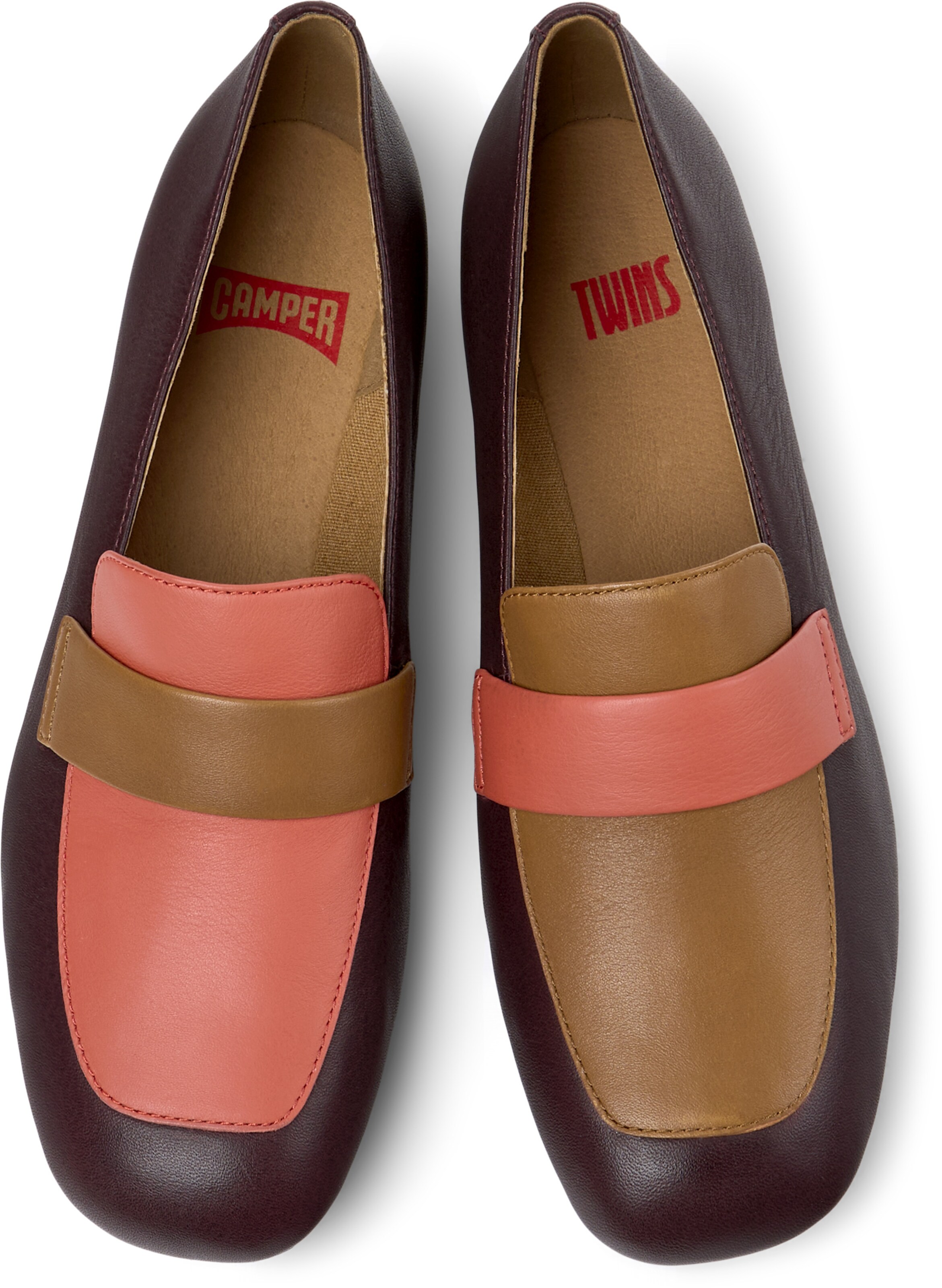 CAMPER Ballerina 'Casi Myra  Twins' in Rood