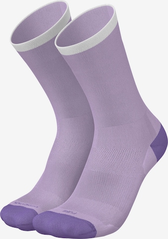 INCYLENCE Athletic Socks 'PURE' in Purple: front