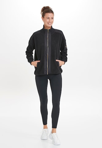 Athlecia Fleecejacke in Schwarz