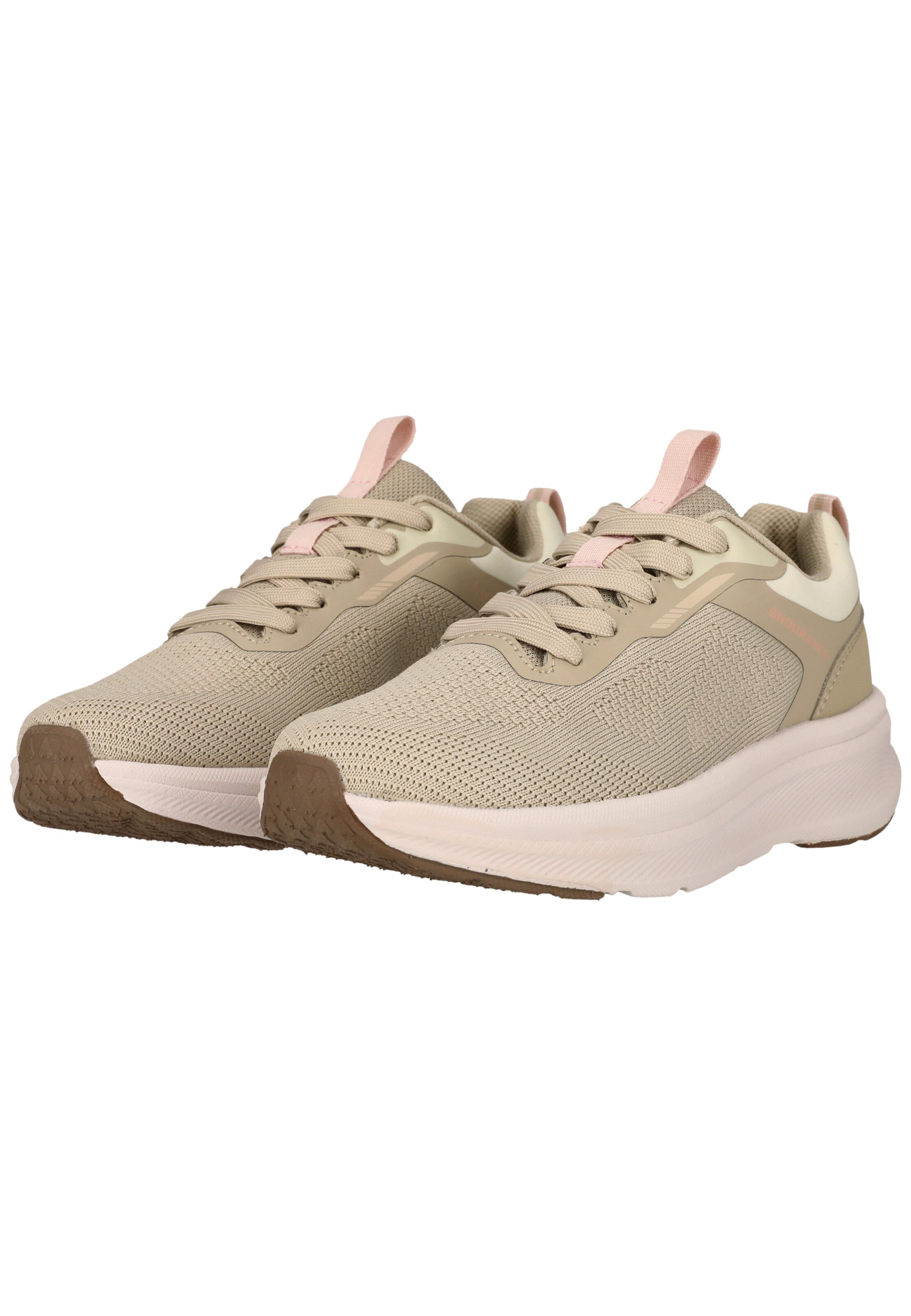 ENDURANCE Platform trainers 'Terrassa' in Beige