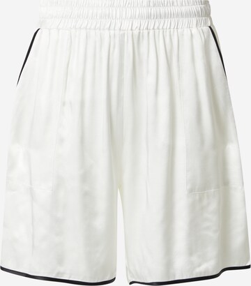 ABOUT YOU x Rewinside Loose fit Pants 'ARAS' in White: front