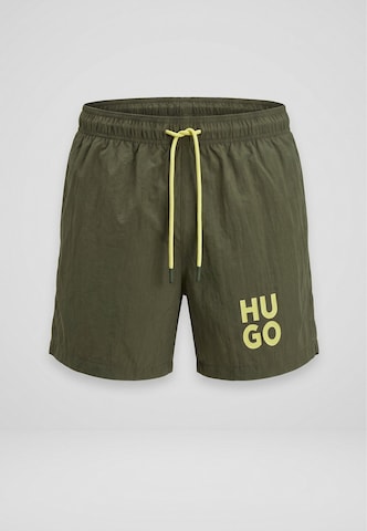 HUGO Swimming shorts 'PAOLO' in Green: front