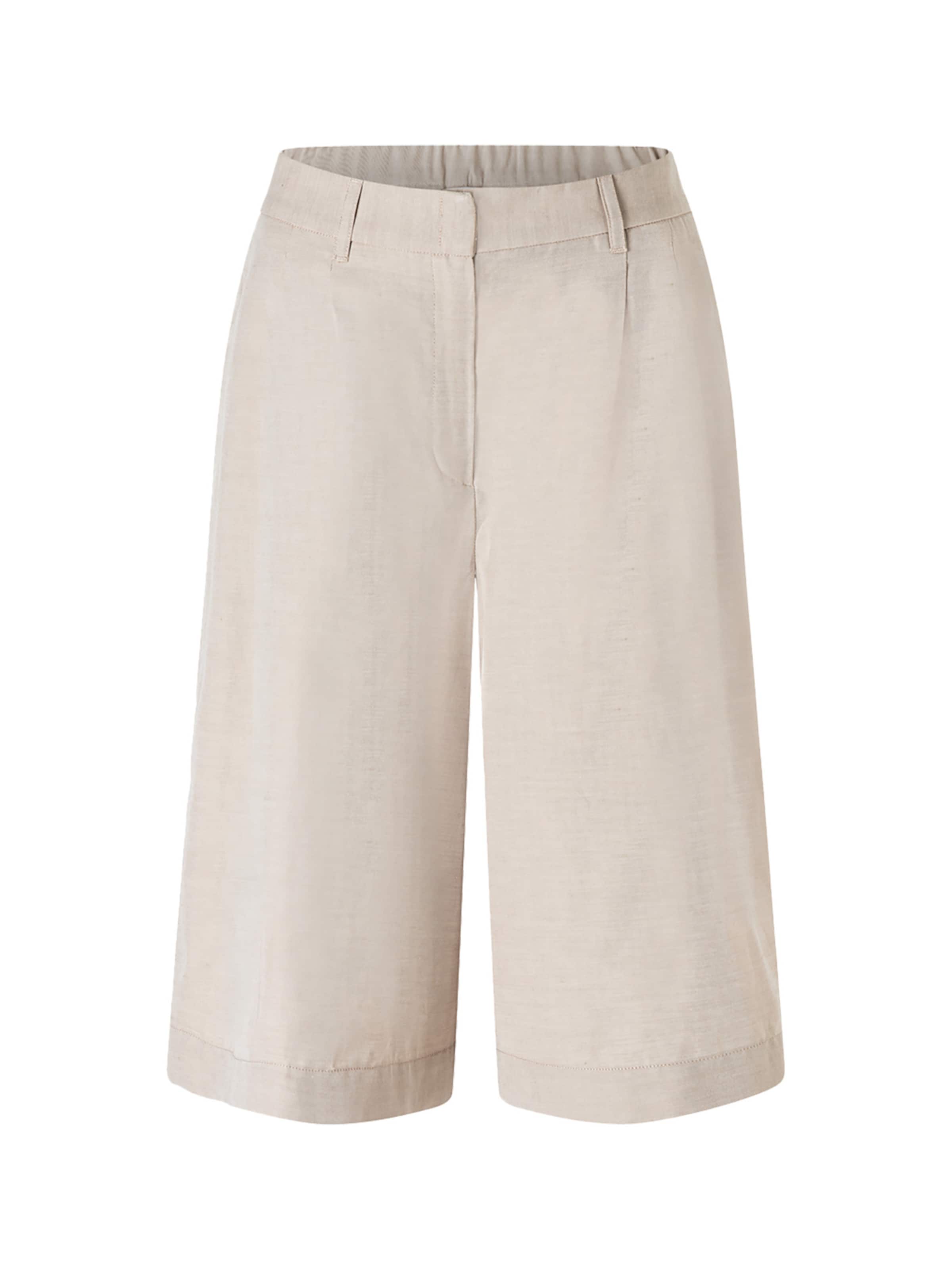 MAERZ Muenchen Wide Leg Shorts in Beige: Vorderseite