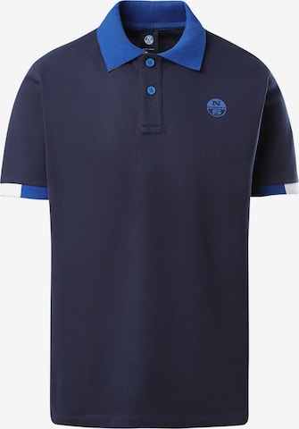 North Sails Poloshirt in Blau: predná strana