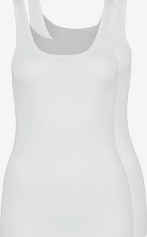 HUBER Onderhemd ' 2er-Pack Cotton Extra Fine ' in Wit: voorkant