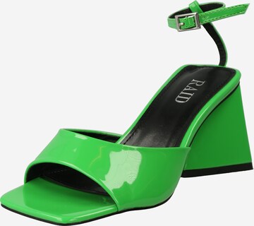 Raid - Sandalias 'PERLA' en verde: frente