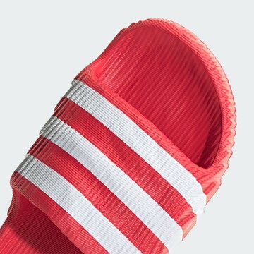 ADIDAS ORIGINALS Muiltjes 'Adilette 22' in Rood