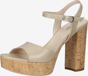 Nero Giardini Sandaal in Beige: voorkant