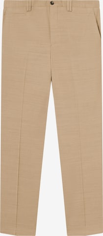 Viggo Pleated Pants 'Ostfold' in Brown: front