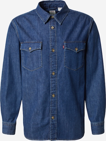 LEVI'S ® Regular fit Overhemd 'Relaxed Fit Western' in Blauw: voorkant