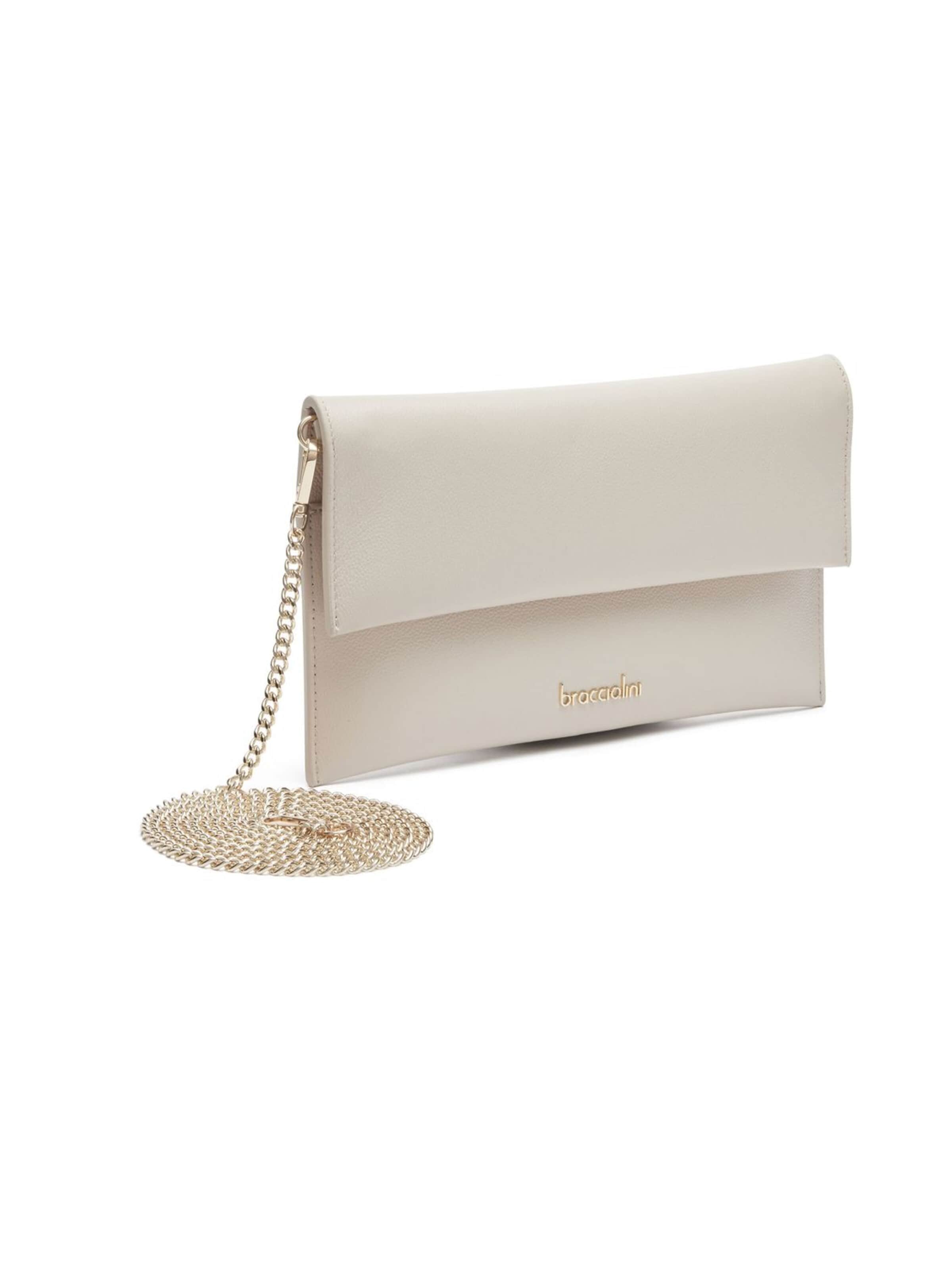 Poche ventrale 'Jinny Leather' Braccialini en beige
