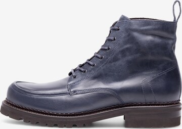 Henry Stevens Lace-Up Boots ' Harry NB ' in Blue