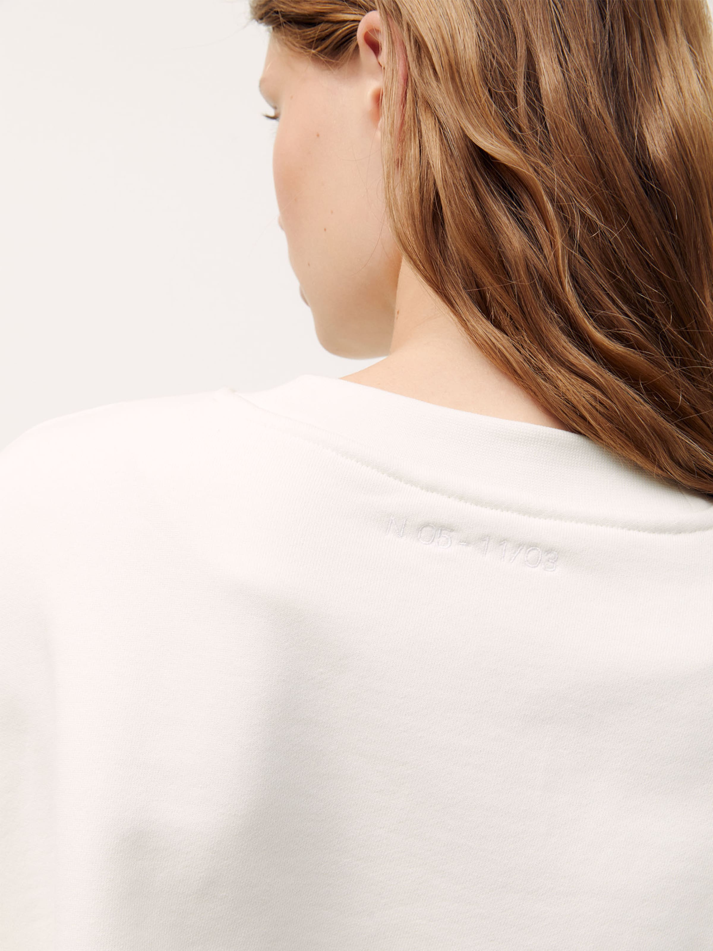 Femme Sweat-shirt Fee Kendall for en Blanc 