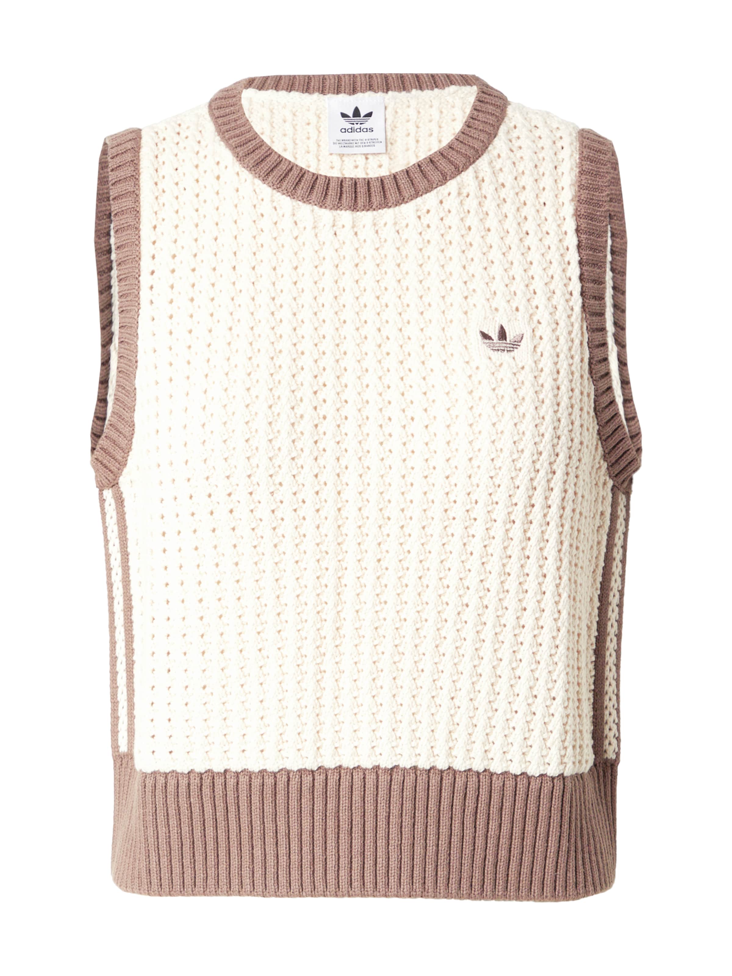 ADIDAS ORIGINALS Pulóver 'Adicolor' - fehér: elől