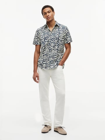 TOMMY HILFIGER Regular Fit Hemd in Schwarz