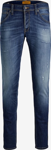 Jack & Jones Plus - Vaquero 'JJIGlenn JJFox' en azul: frente