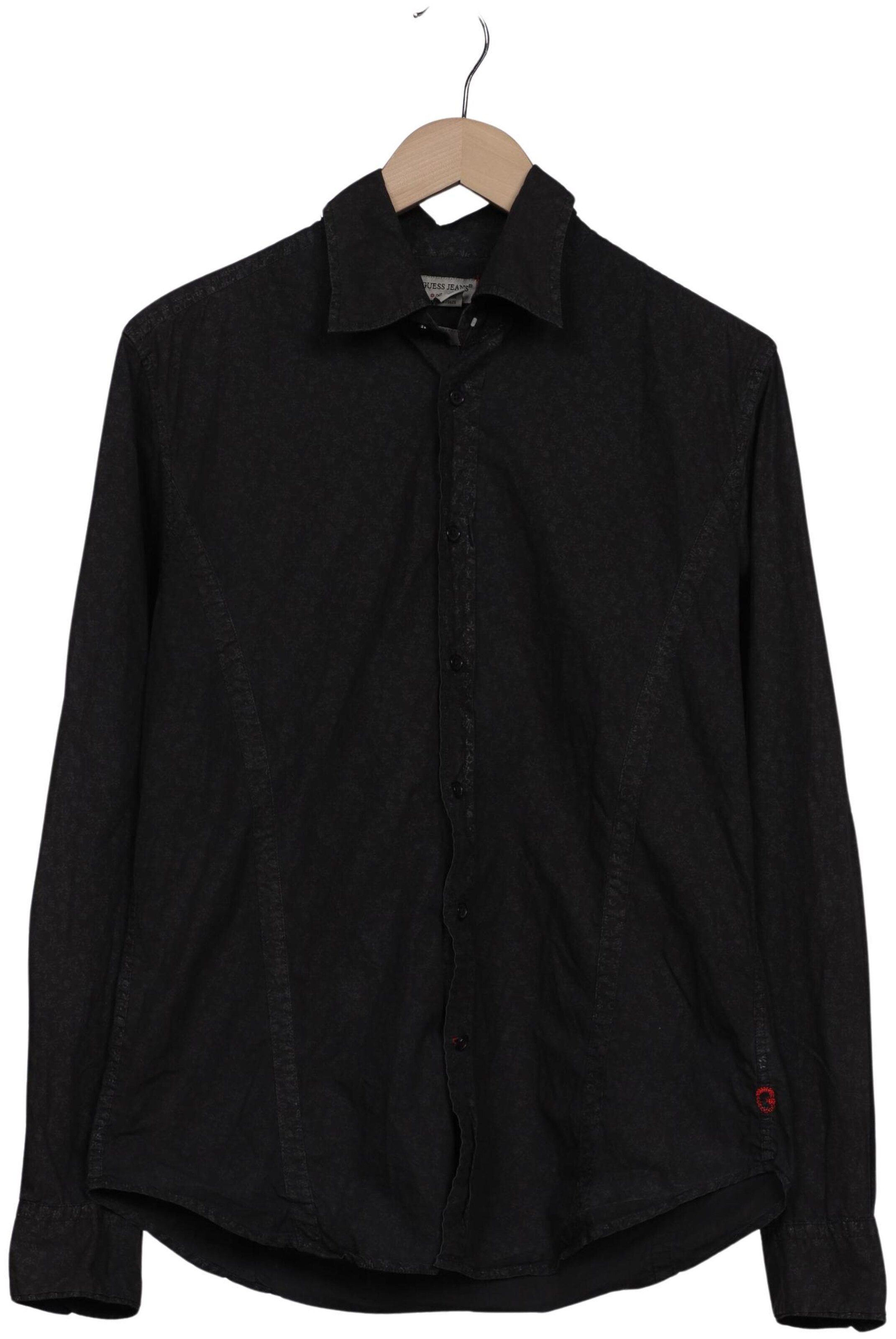 GUESS Button Up Shirt in M in Black: front