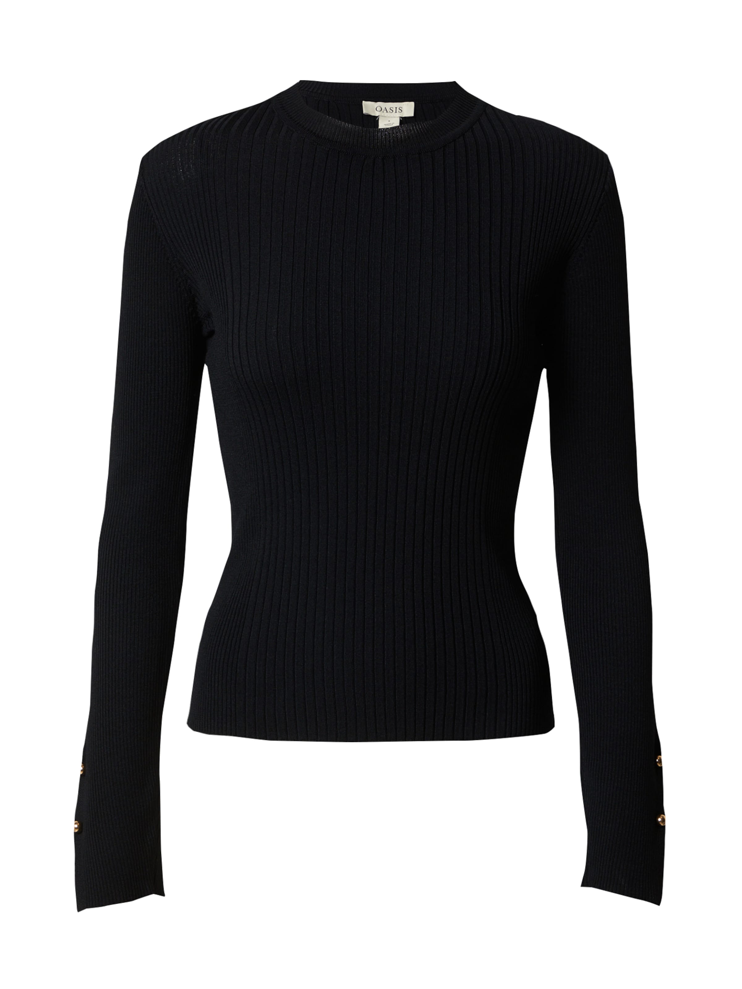 Pulover de la Oasis pe negru: față