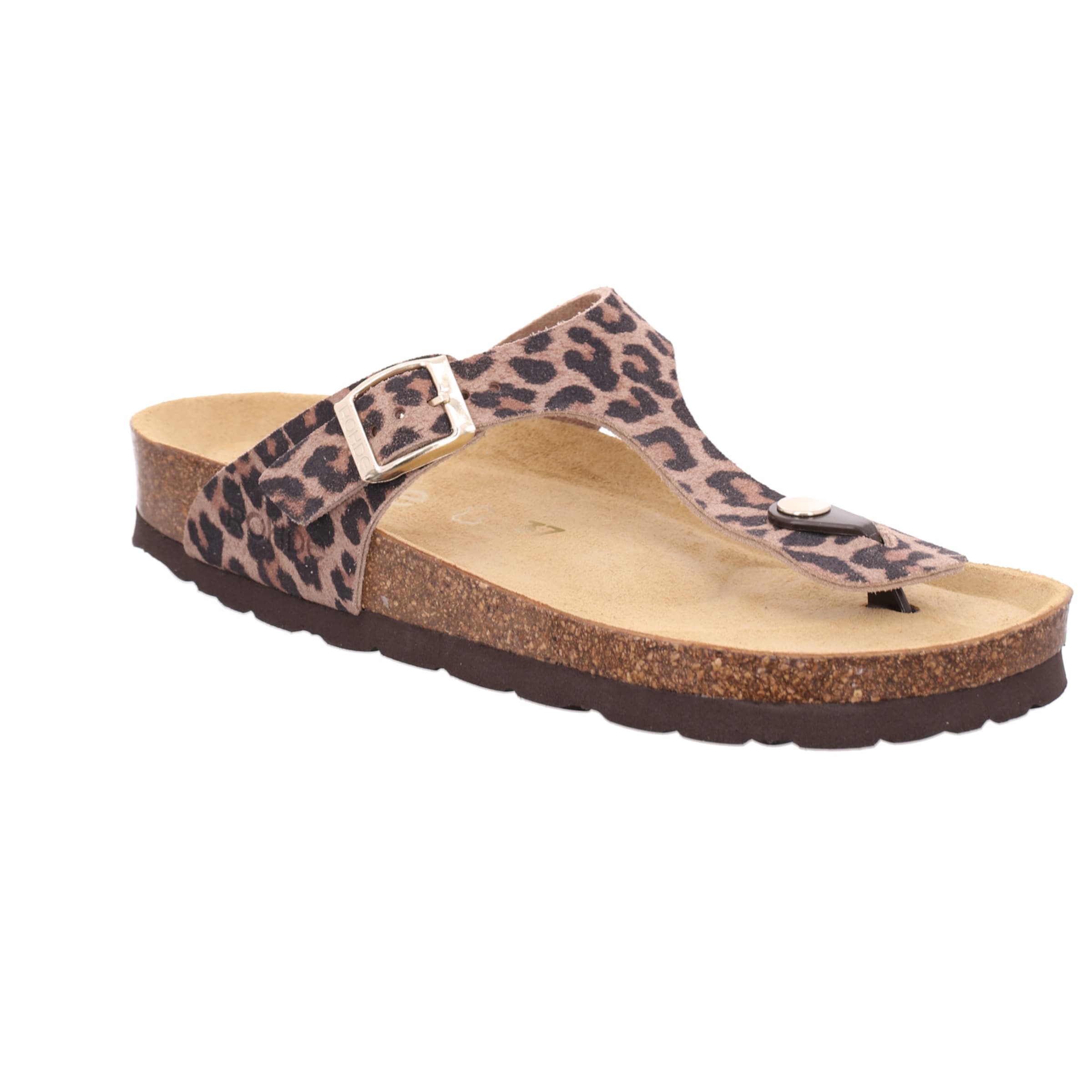 ROHDE Zehentrenner in Braun: Vorderseite