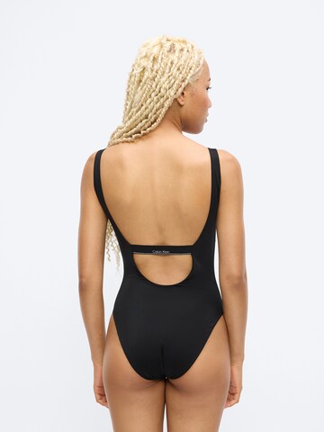 Calvin Klein Swimwear Trikó Fürdőruhák - fekete