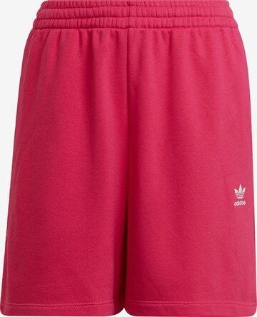 ADIDAS ORIGINALS Shorts 'Adicolor Essentials French Terry' in Rot: predná strana