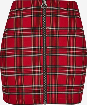 Urban Classics Rok in Rood: voorkant