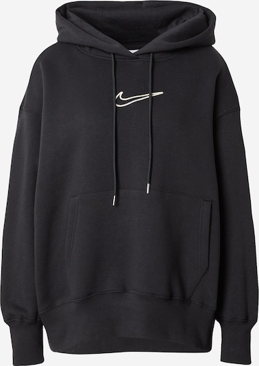 Nike Sportswear Sweatshirt i svart / vit, Produktvy